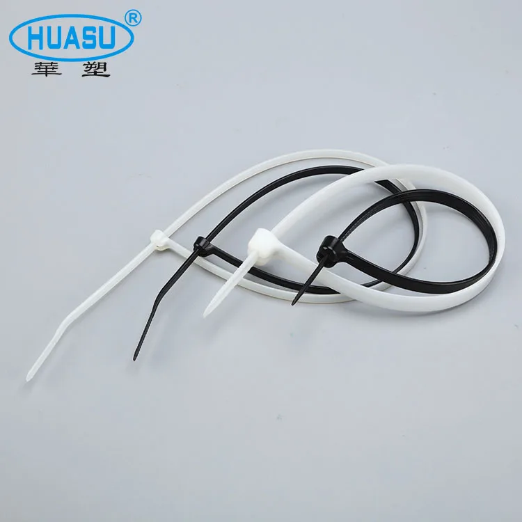 Stronger Metal Insert Steel Lock Tie Wrap,Self Locking Nylon Cable Ties