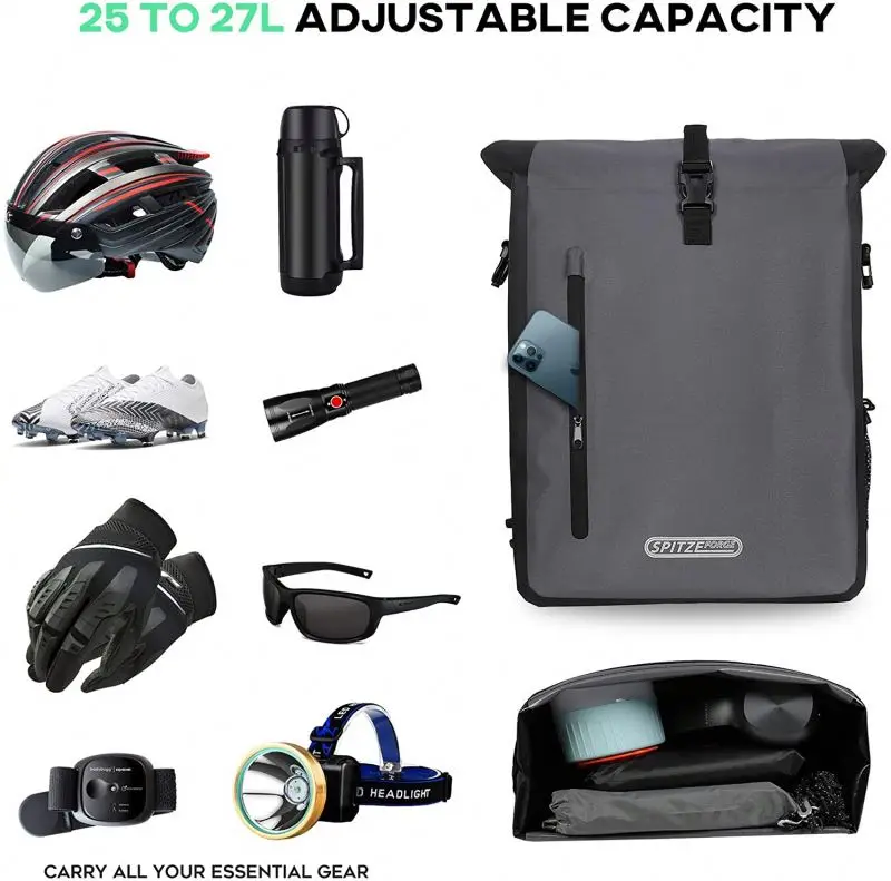 Foldable Travel Duffel  Waterproof Carry On Bag wet and dry separator Lightweight Travel Luggage Bag for Sports