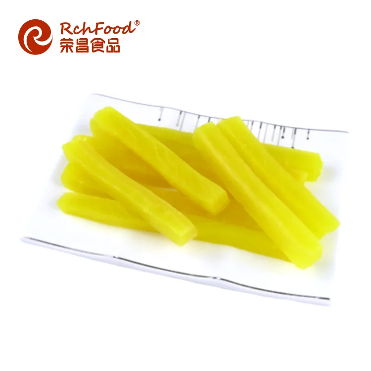 Best selling slice yellow pickled radish