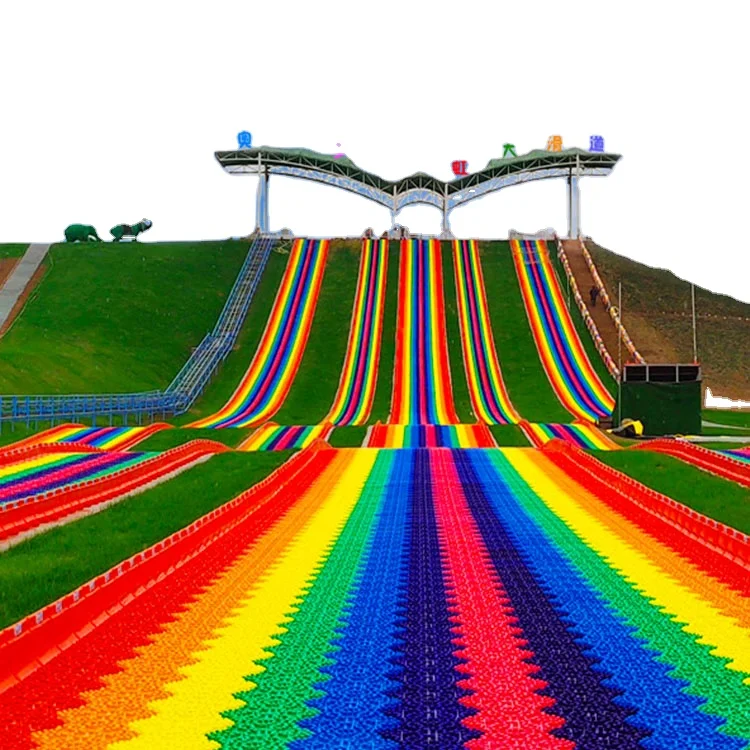 Rainbow Large Plastic Slide for Children and Kids to Have Fun