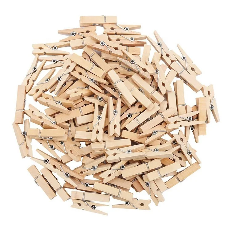 DIY Craft Photos Towels Clips Clothes Pegs Wood Multifunction Natural Biodegradable Other Home Storage & Organization Rectangle