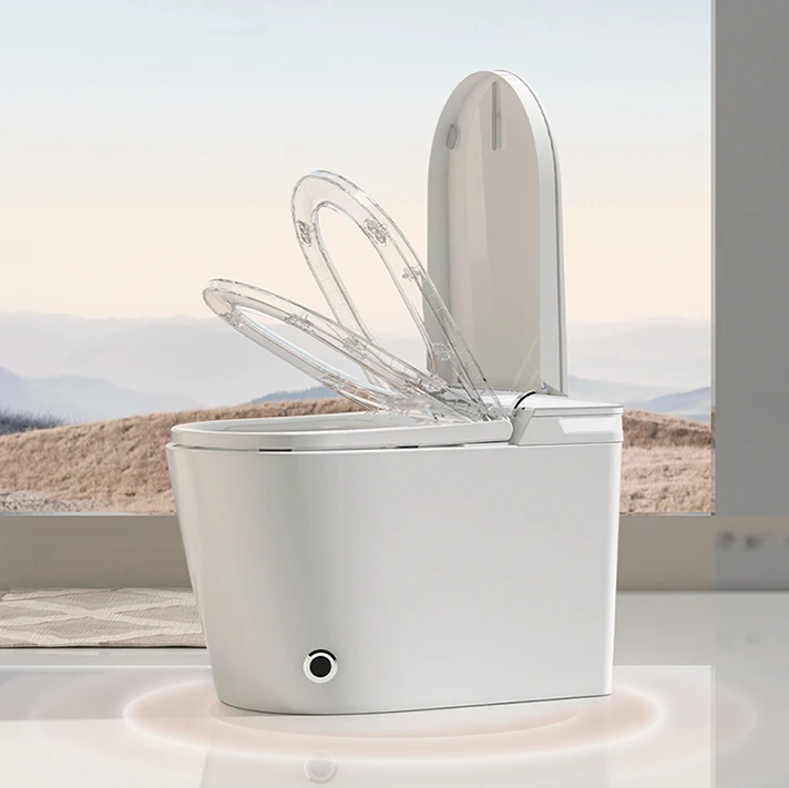 Hot Sale Bathroom Wc Sanitary Ware Items Intelligent Toilet Bowl Auto Sensor One Piece Bidet Toilet Automatic Smart Toilet