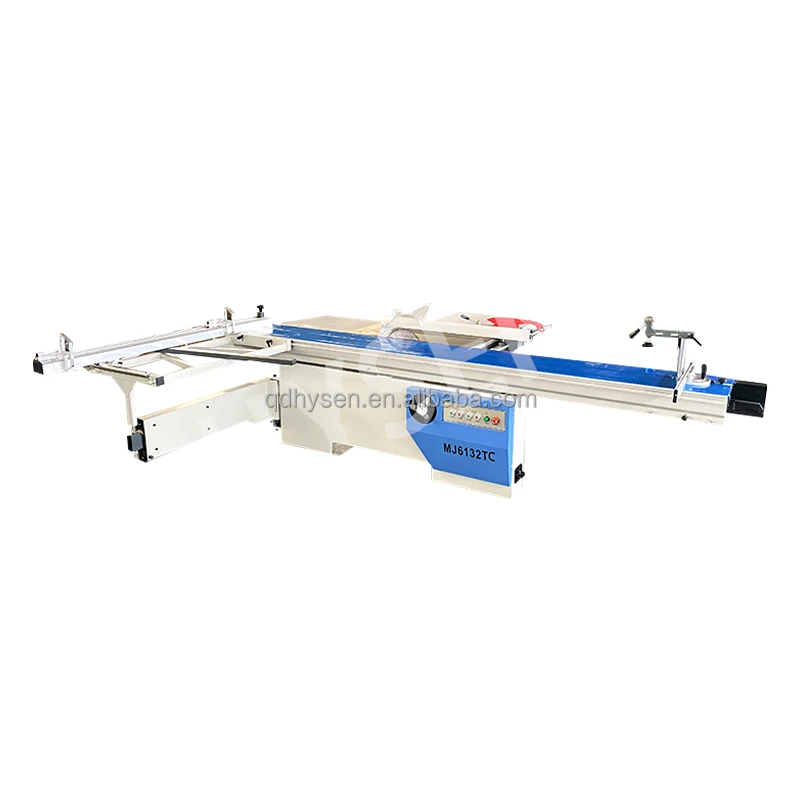 MJ6132TC Sliding Table Panel Saw Machine 45 Degree Wood Cutting Saw with High Efficiency Quality Wood Saw Machinery