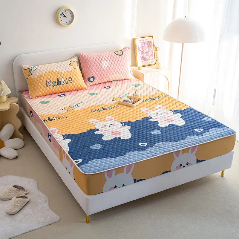 Hot Sale Cotton Fabric Quilting Double Bed Custom Sheets Set 4Pcs Bedding Set Comforter Sets