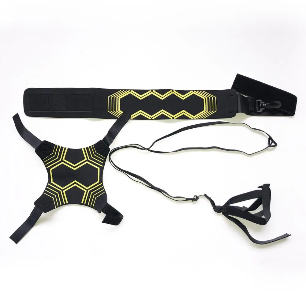 Тренировочные принадлежности для тренировок по футболу, тренировочное оборудование для детей и взрослых с регулируемым ремнем