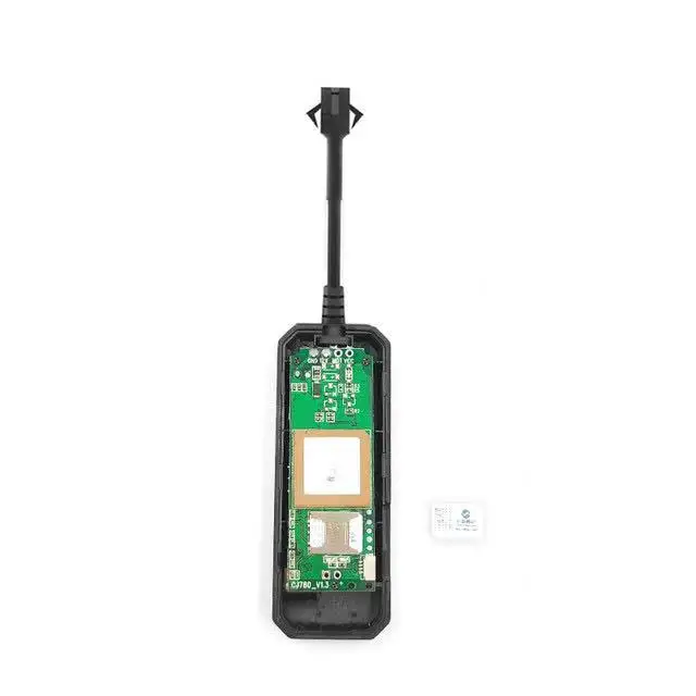 Мини GPS-трекер CJ780 2PIN 2G без аккумулятора для мотоцикла автомобиля ударов перемещения SMS-звонков отслеживания в режиме реального времени бесплатное
