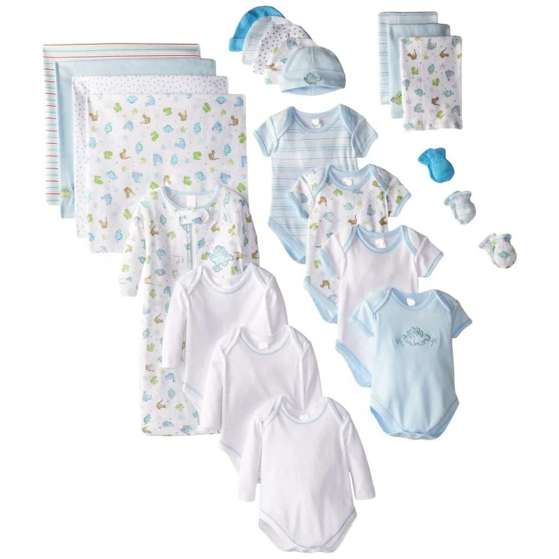 Newborn Gift Set For Baby Boys Girls Organic Baby Bodysuit New Born Giftset Wholesale/