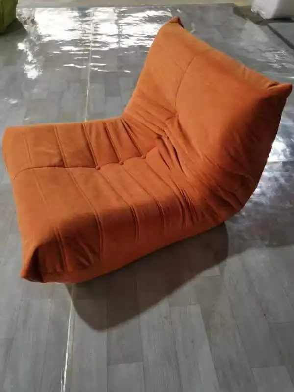 High quality togo sofa for living room compressed modern good quality foma upholstery customize fabric accent chair