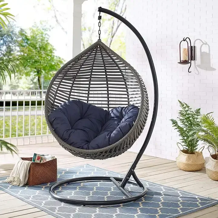 Outdoor Egg Swinging Patio Swings Chairs Indoor Hanging Double Second Hand Garden Furniture Bed Clear Swing Chair