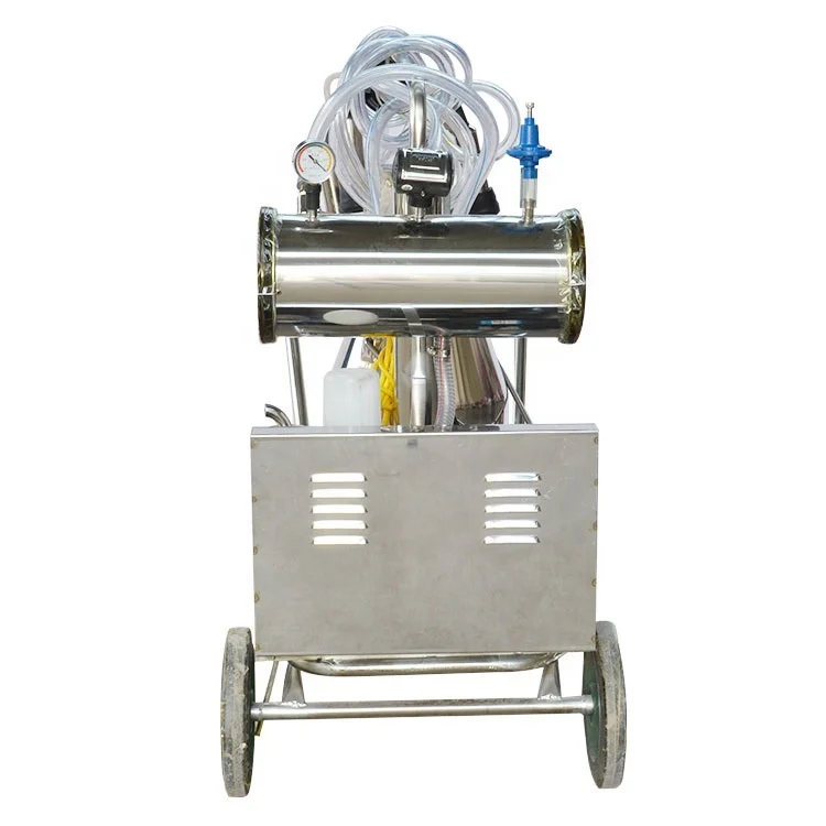 cow Milking  Machine Portable  with  2 tank