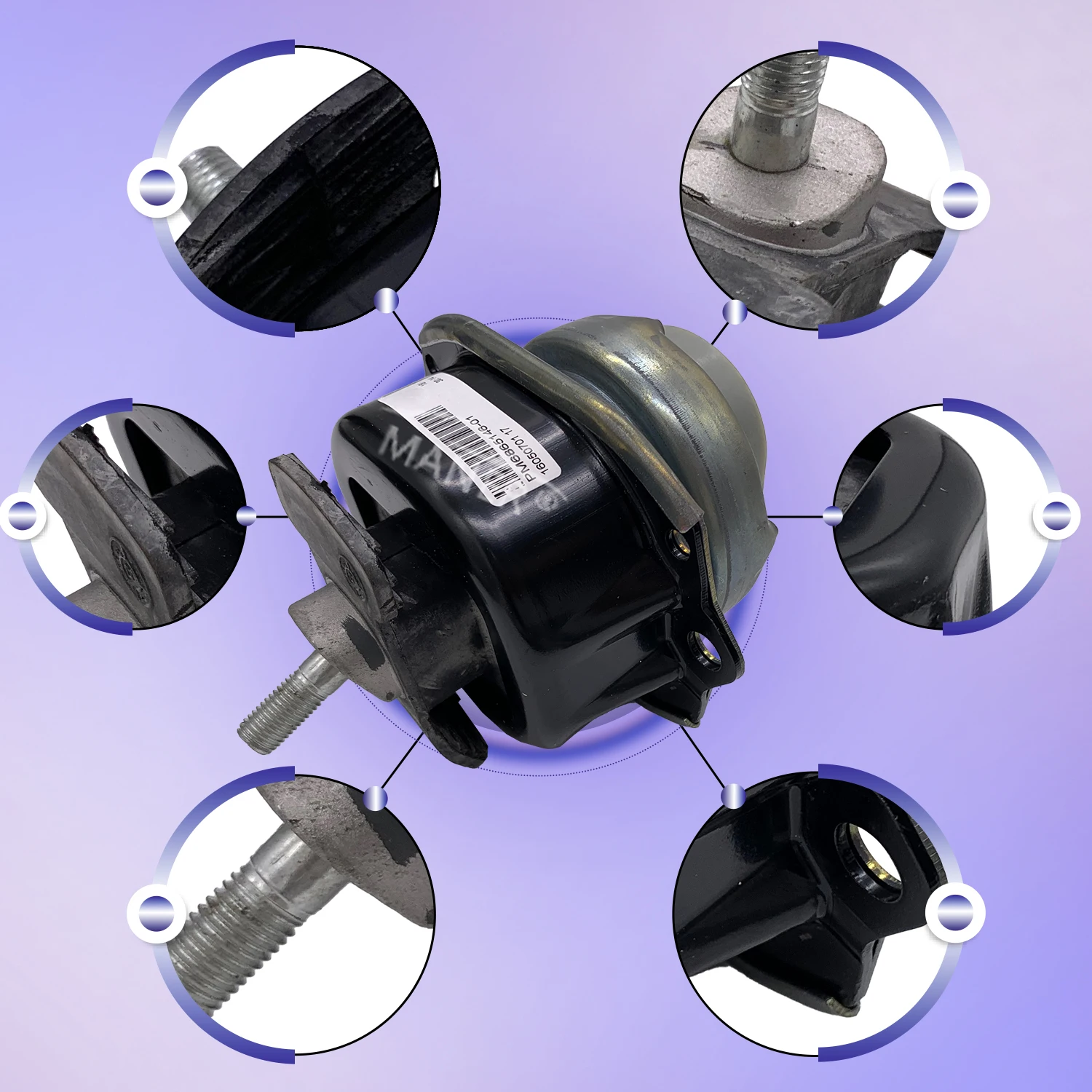 22116865146 Engine Mount for bmw N52 N55 N62 X5 E70 4.8 i x Drive 2013 2012 2011 MANER Quality Wholesale