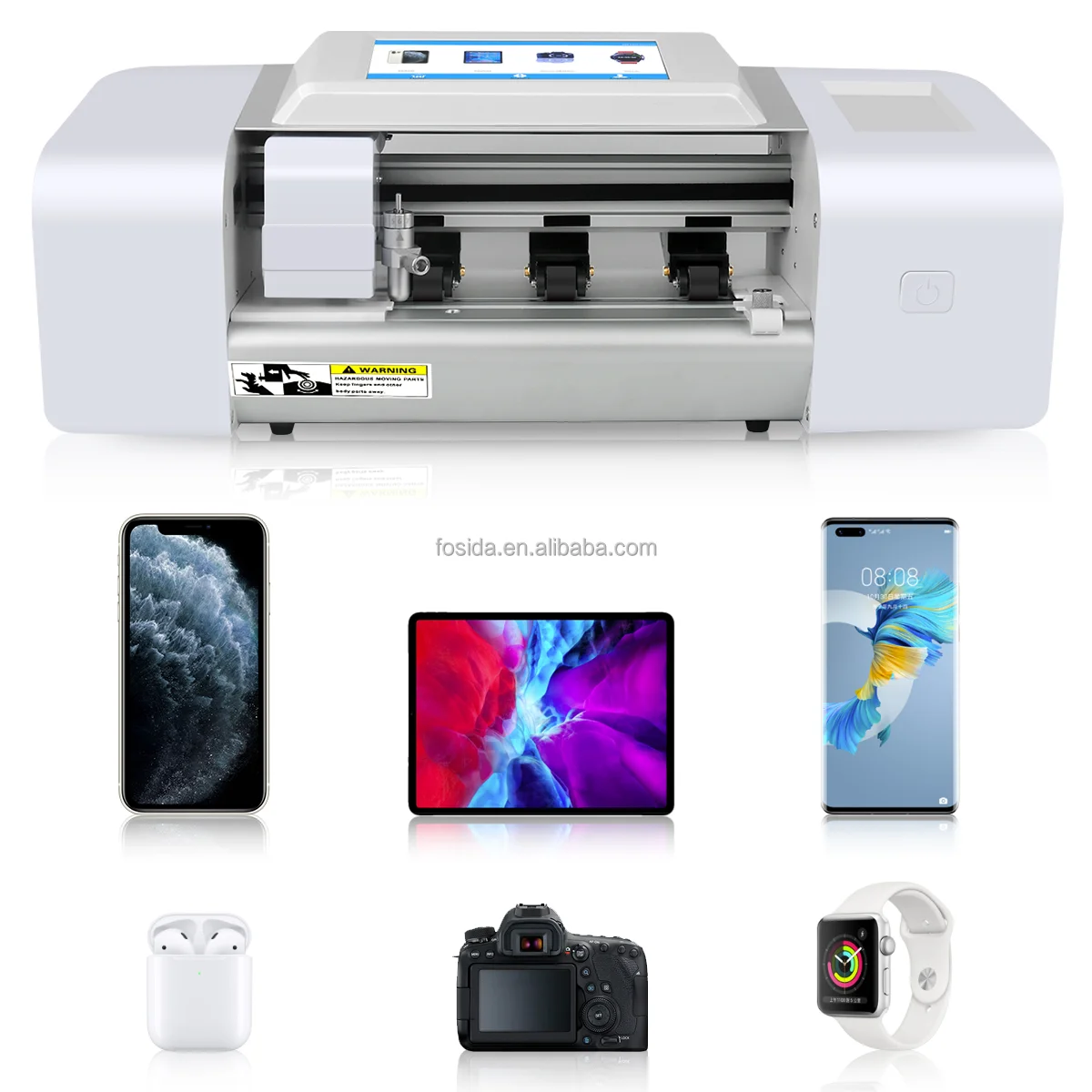 Software built-in cutter plotter for TPU hydrogel screen protector and back cover skin cutting machine