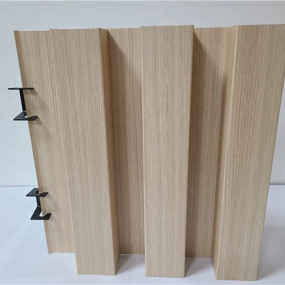 Wooden metal ceiling