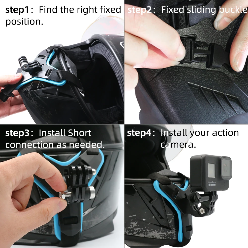 
SUREWO GoPro Accessories Camera Gopro Mount for GoPro Hero 8/7/6/5 Black DJI Action Camera and More 