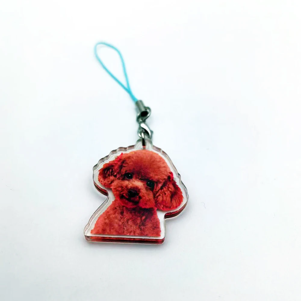 2024 Новое поступление акриловые милые шармы для телефона цепь на заказ Печать Акриловые Аксессуары мобильных телефонов