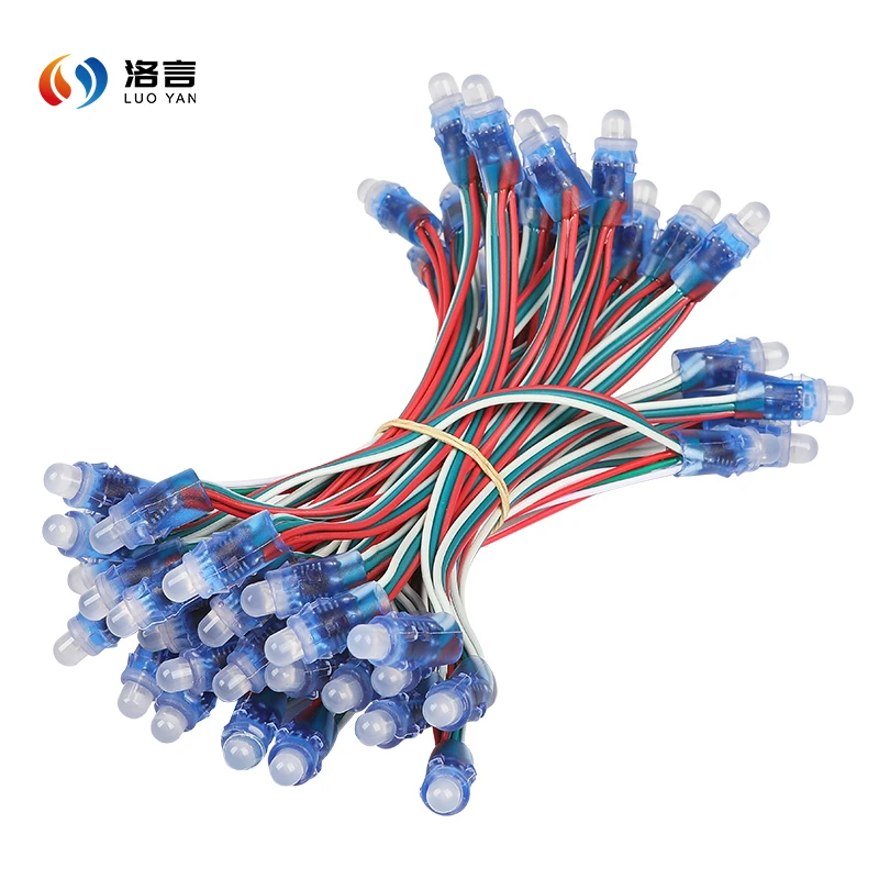 Hot Selling Dc5v 12mm Ws2811 Ip68 Waterproof Addressable Rgb Led Smart Pixel Node Led Module Led Light String