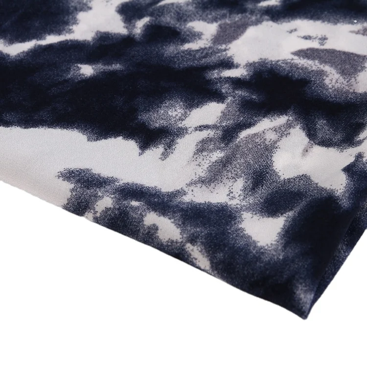 Белая и черная 120 GSM 100% Полиэстеровая мягкая льняная ткань для платья или рубашки