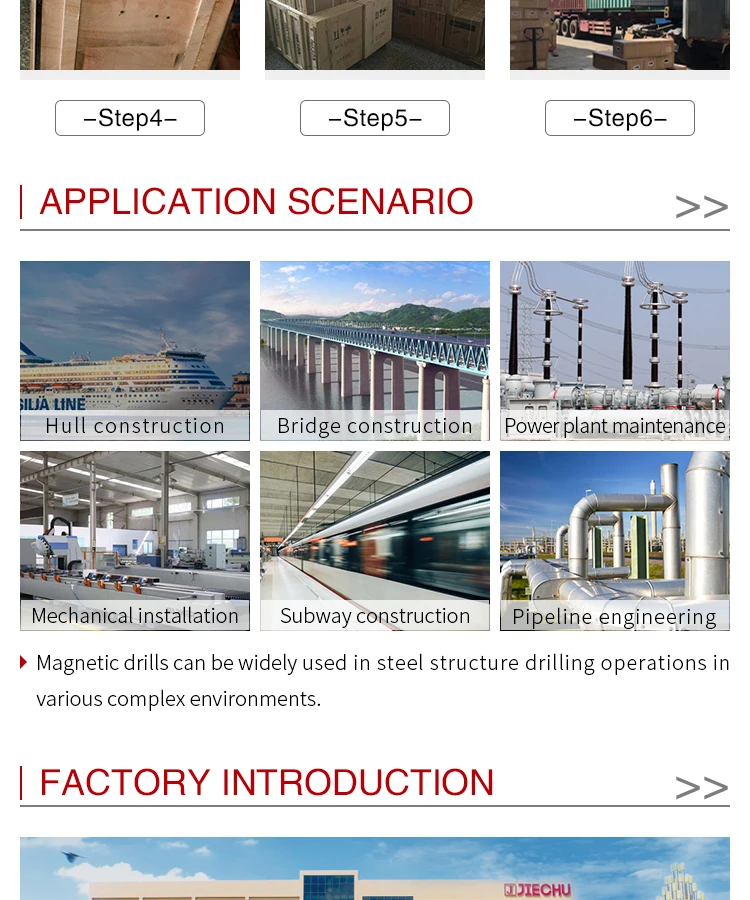 60RC thread cutting magnetic drill machine