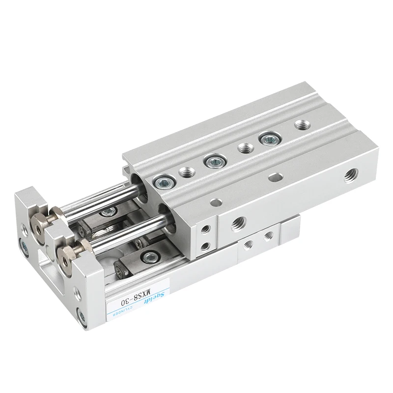 precision pneumatic linear guide sliding table cylinder HLS/MXSL/MXS12-10/20/30/40/50/75*100ASBTdouble acting with magnetic adj