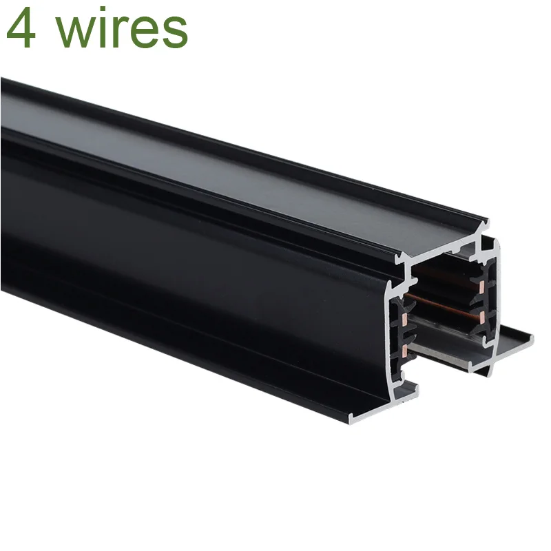 CE ROHS ETL Approved  Dali White And Black Color 1 2 3 Meter 2 Wire 3 Wire 4 Wires 3-Phase Track Rail System