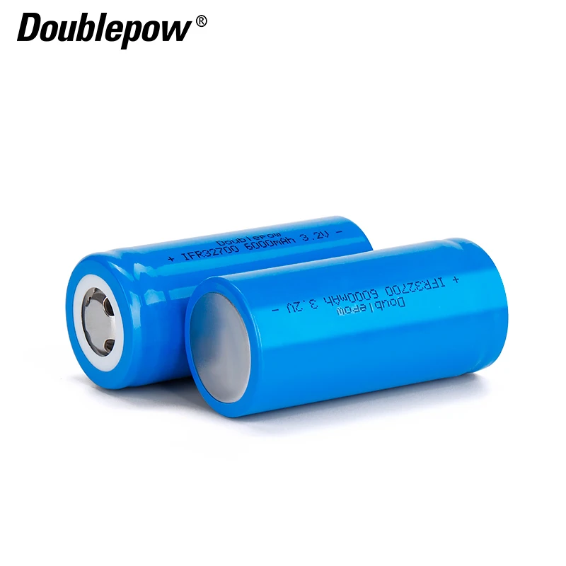 Doublepow Solar Energy Storage Battery 32700/35650mAh Grade A Lifepo4 6000mAh LFP 3.2V Battery