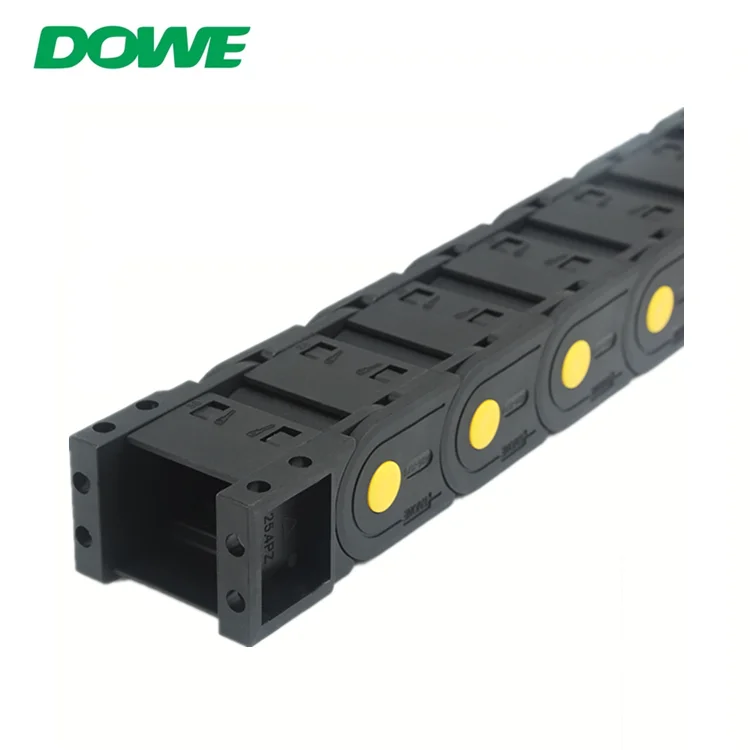 H25x38 closed CNC Plastic Combie Engraving Machine Drag Tow chain