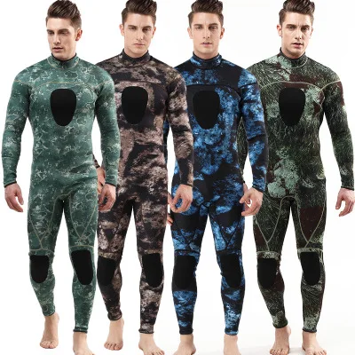 
Men 3mm camouflage Neoprene Wetsuit Surfing Swimming Diving Suit Triathlon WetSuit for Cold Water Scuba Snorkeling Spearfishing 