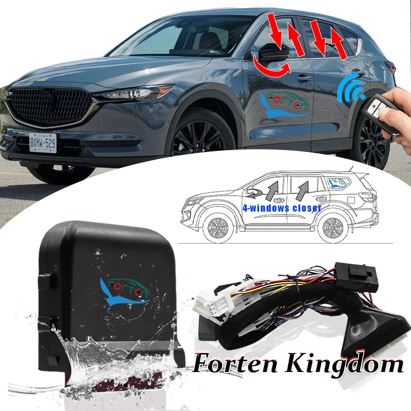Car Automatic Window Close Kits Closer Module Automatic Folding Mirrors For Mazda CX-5 2015-2023 Automotive Electronic Parts