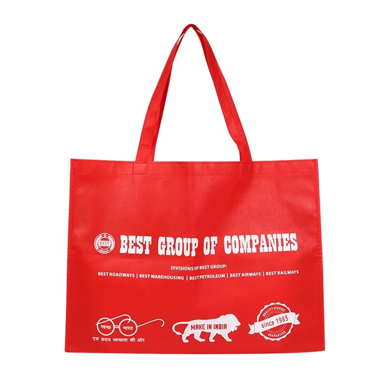 Wholesale Custom Printed Reusable Shopping Non Woven Polypropylene Fabric Bag