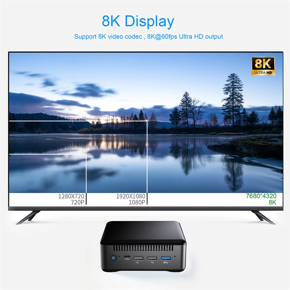 Ranboda OEM Real 8K Rockchip RK3588 Octa Core Android 12 TV Box Dual HD out HD input 8GB RAM Linux Android TV Box