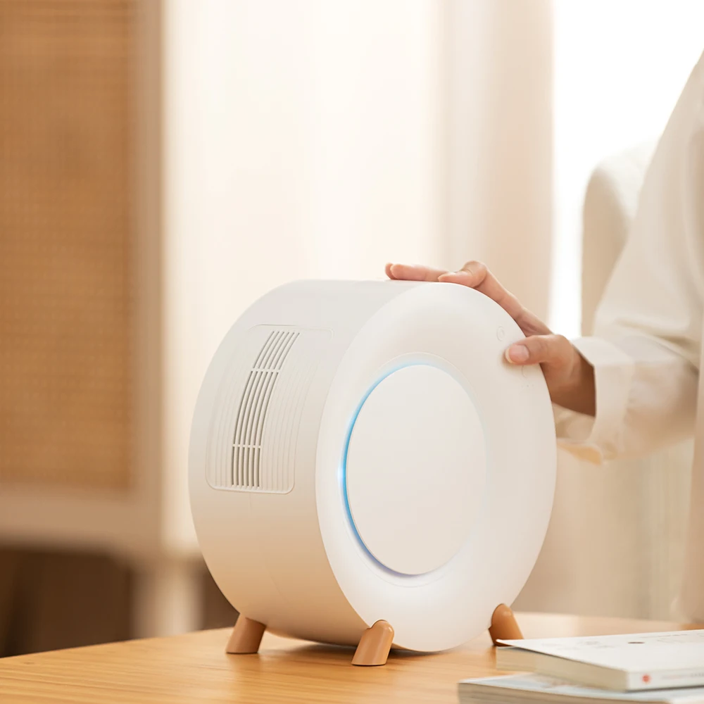 Tyloc Mini Personal Smart Dehumidifier 7 Color LED Light Quiet Small Portable for Home Bathroom Basement Closet