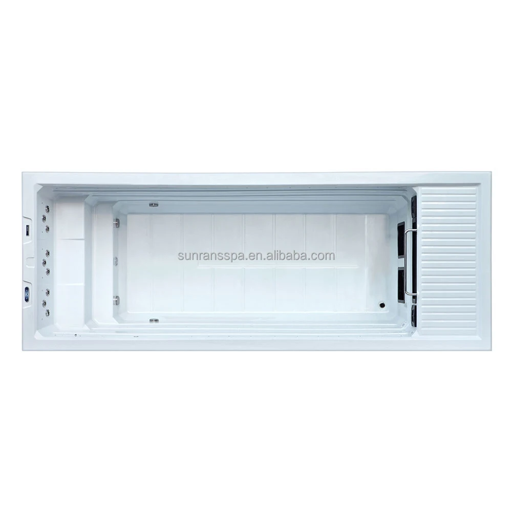 Sunrans above ground hydrotherapy swim spa pool outdoor balboa hydromassage spa swimming pool with pool propeller