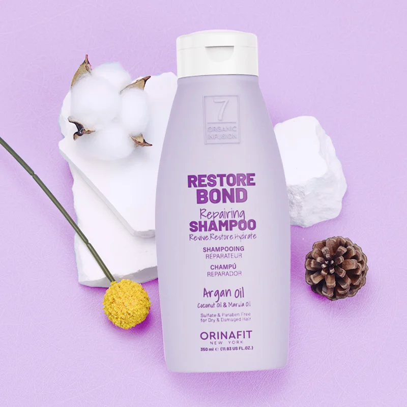 Collagen turkish clarifying organic Custom Oem Odm Shampoo base sulfate free Repairing Revive Argan Coconut Marula oil shampoo