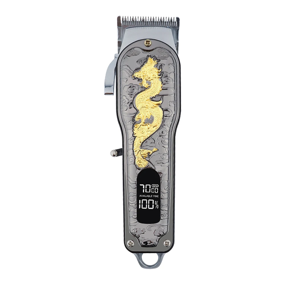 2022 hot sale non-removable hair clipper dragon pattern for men and women