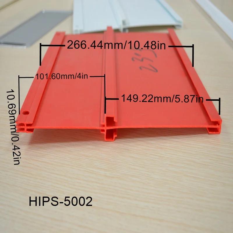Colored 250mm of height WM Supermarket promotion  HIPS price display board