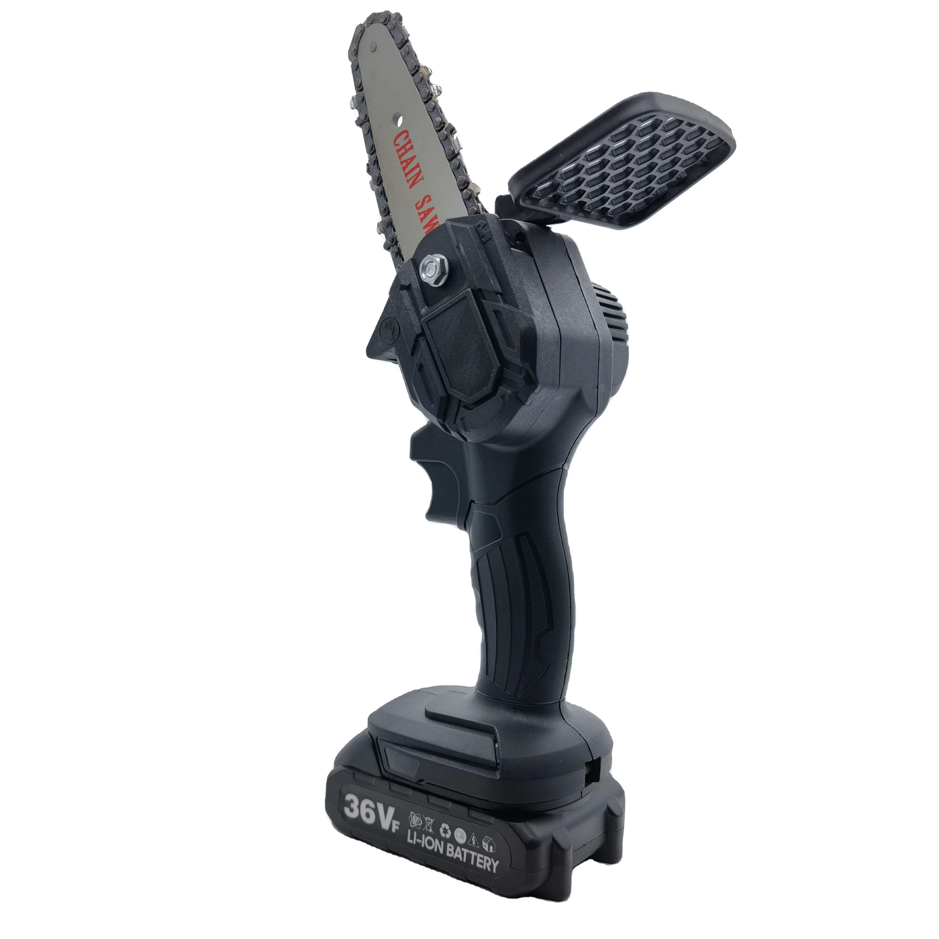 Rechargeable Battery Chain Saw Cordless Electric Chainsaw For Garden Work