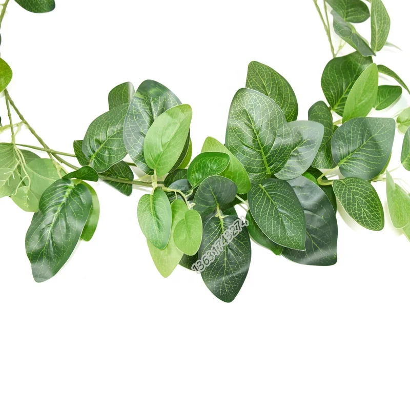 Factory sale fence plant 190cm Fittonia artificial hanging flower for wall decoration