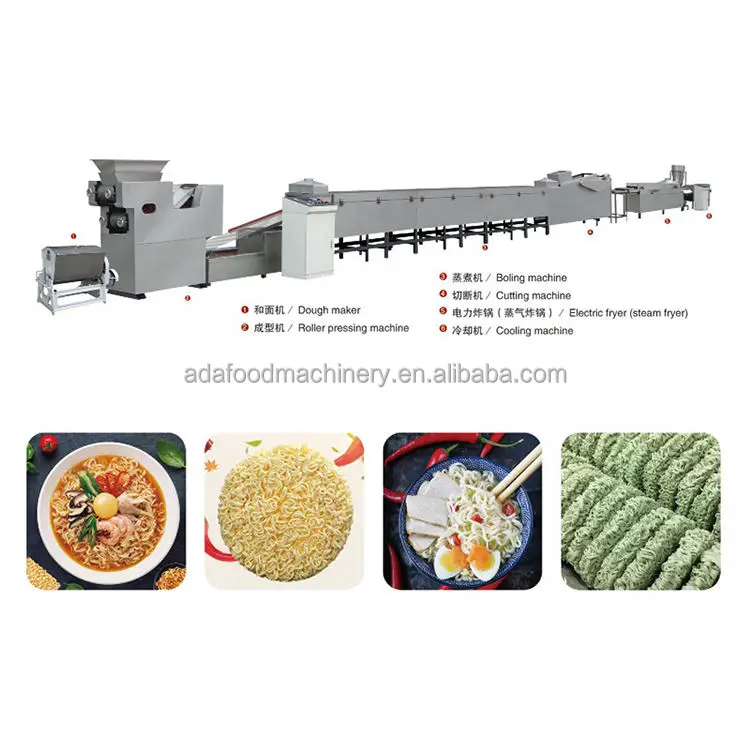 Ada Small scale fried instant noodle production line automatic instant noodles maggie making machine
