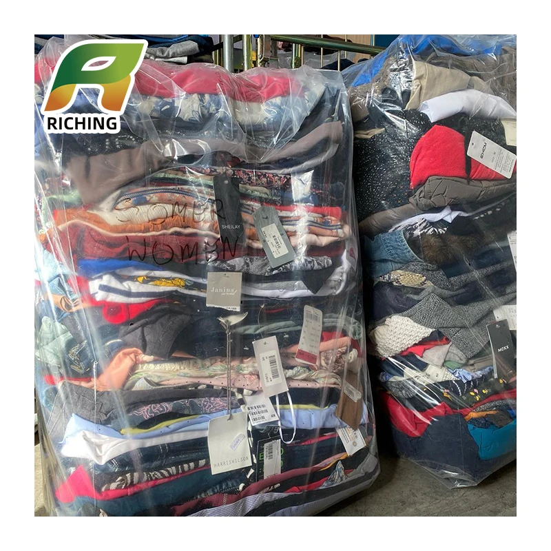 Wholesale stock cheap germany bale EU grade winter hoodie jacket cremi used clothes italy for Second hand shop