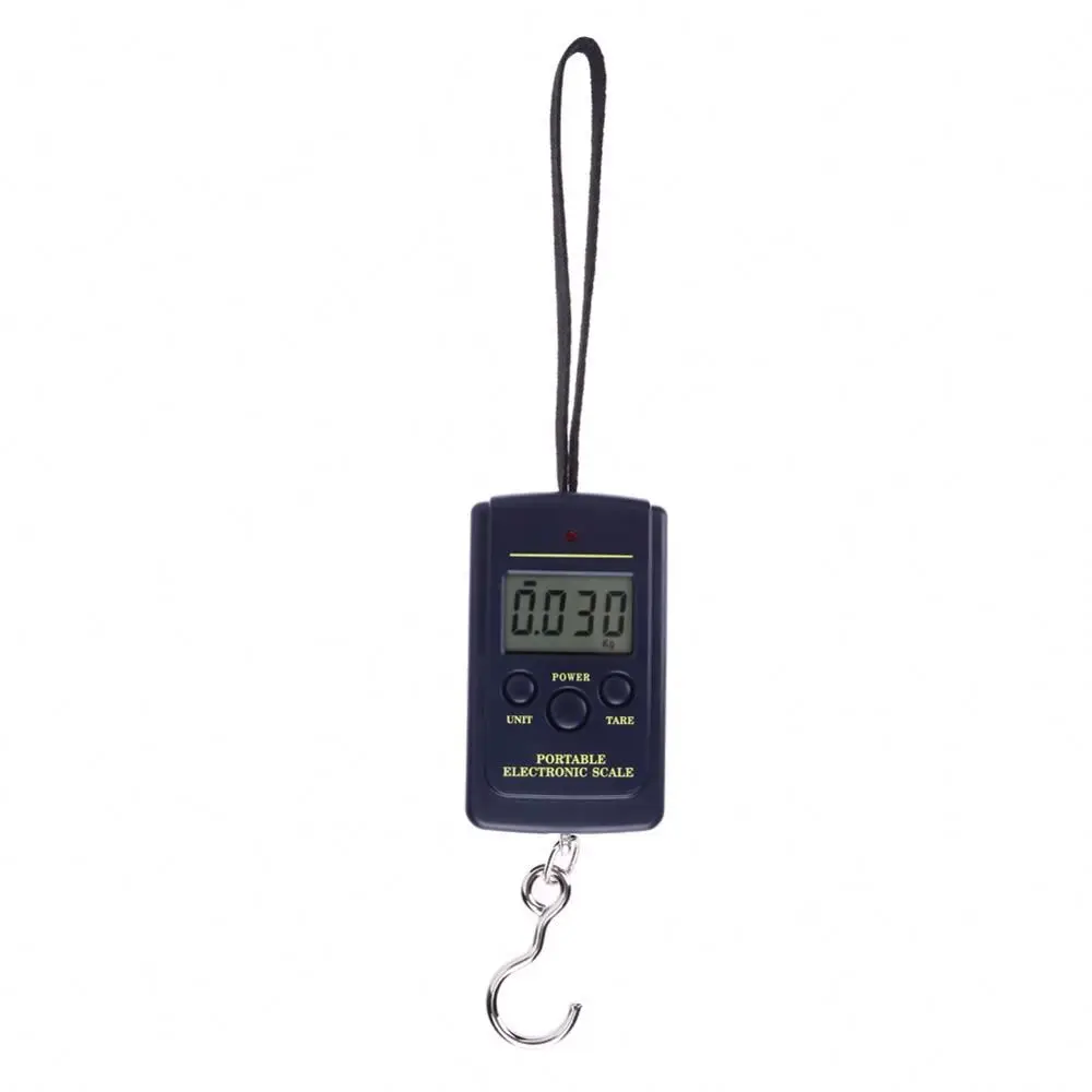 Mini Digital Scale for Fishing Luggage Travel Weighting Steelyard Hanging Electronic Hook Scale
