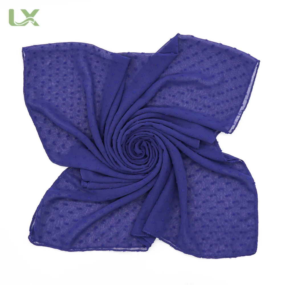 New Chiffon Malaysia Printed fashion scarf luxury fancy scarf for women