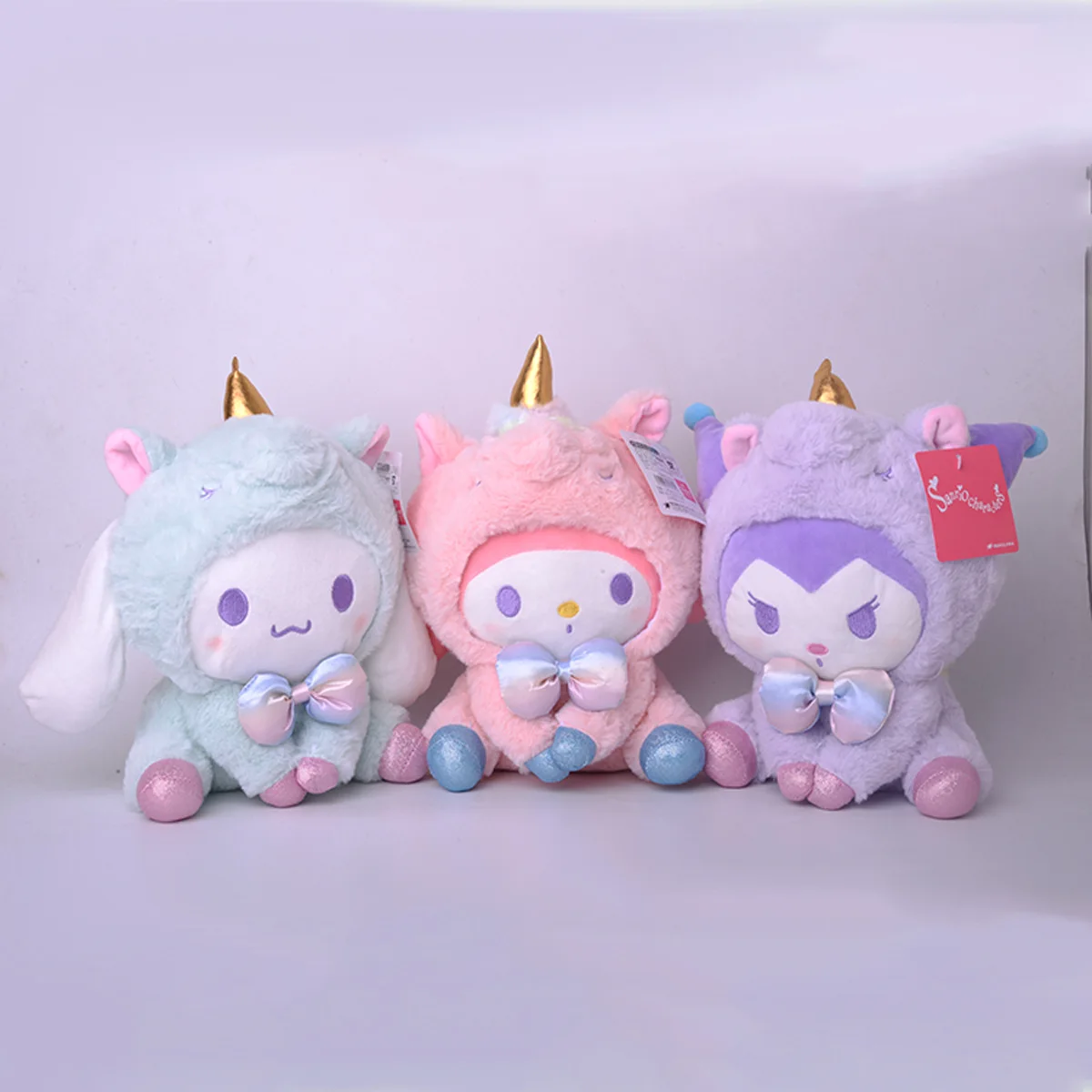 DHF мультяшная Kuromi Melody Cinnamoroll плюшевая игрушка брелок животные милая кукла для девочек