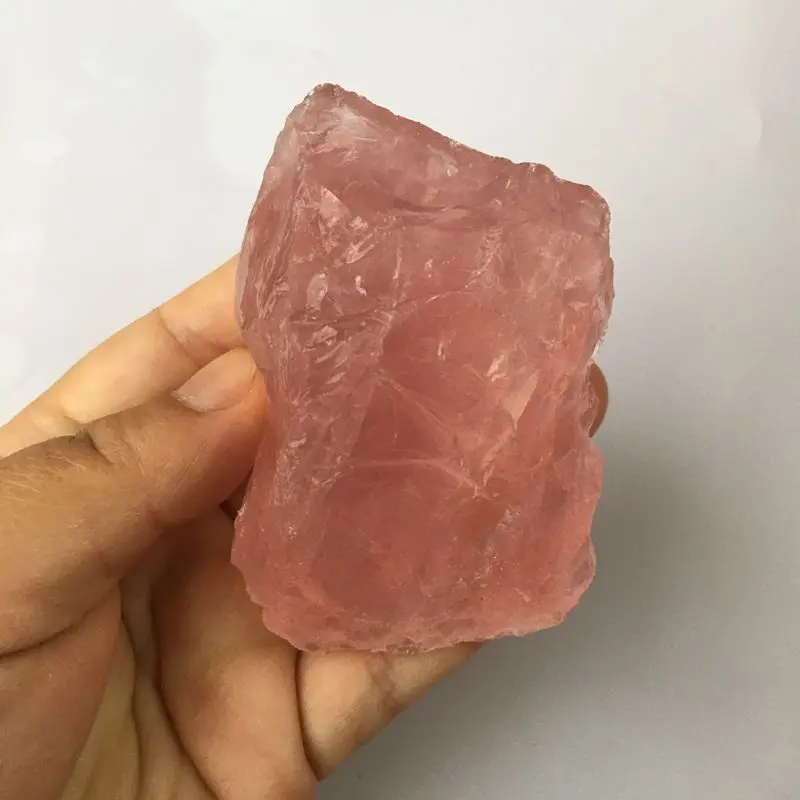 wholesale natural raw rose pink crystal Stone rough rose Quartz healing stones