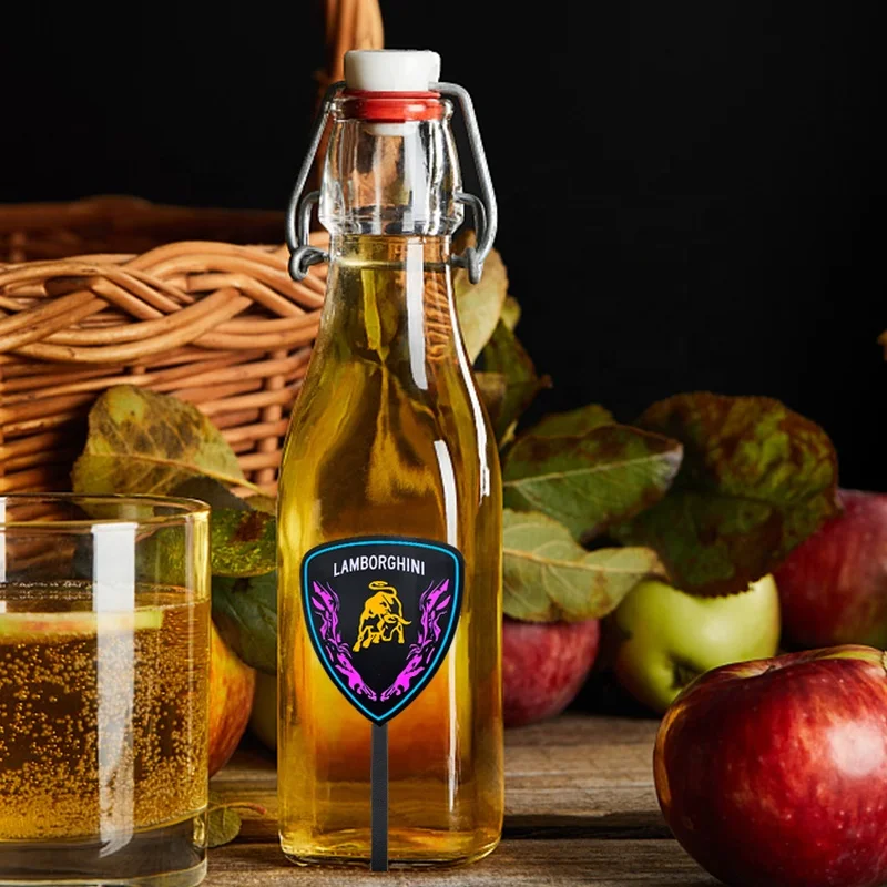 Party Bar Supplies Glow Bottle Sticker Luminescent Led Bottle Label For Whiskey Vodka