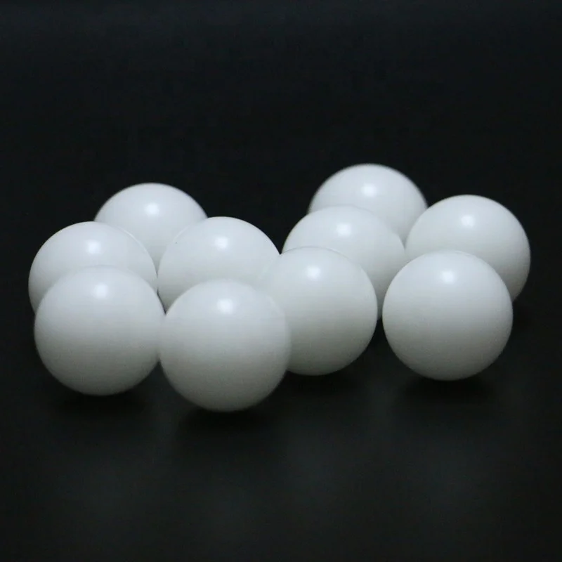 Chemical corrosion resistance 8mm 15mm 16mm solid ptfe balls for grinding