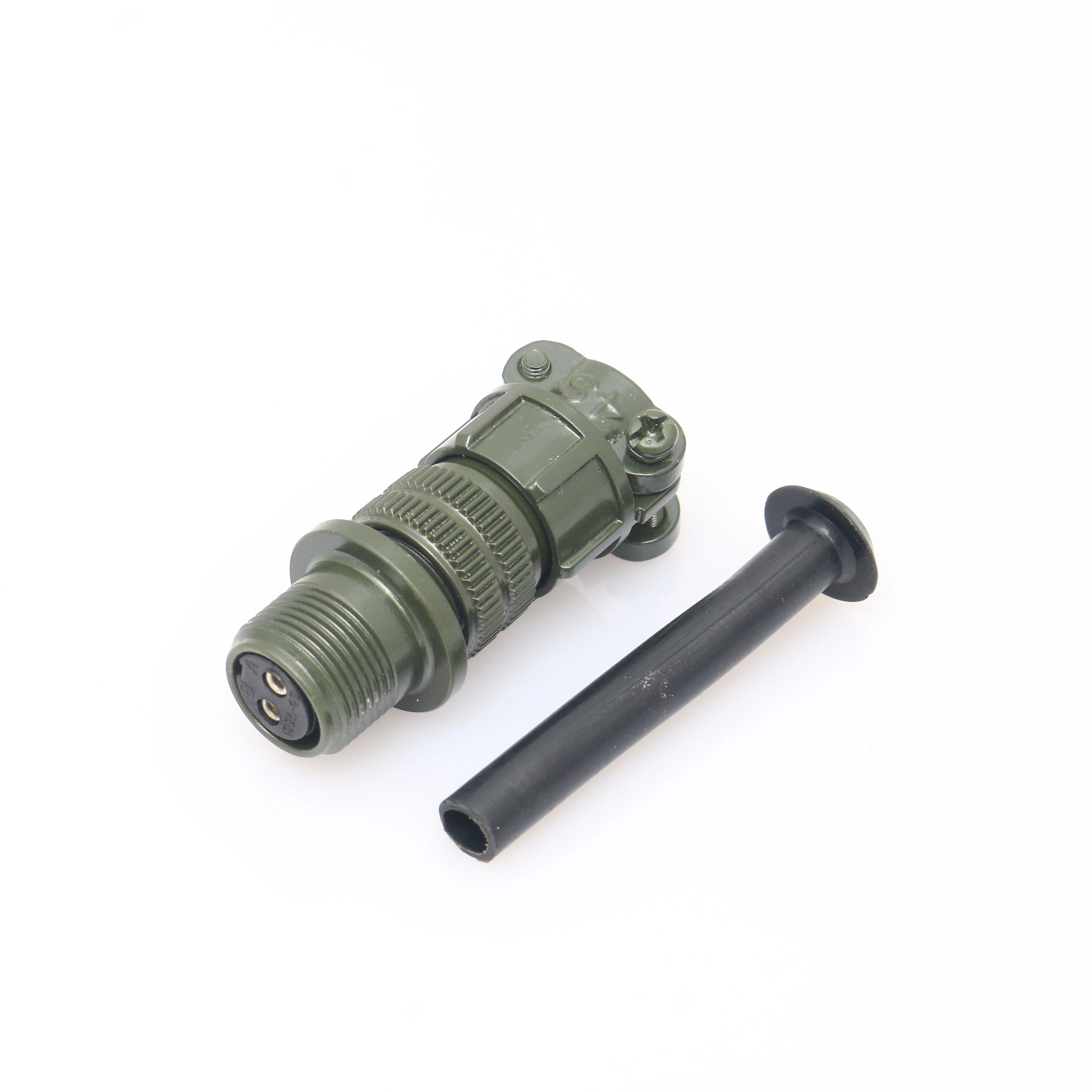 Ms3101a 4s круговой разъем, Mil-dtl-5015 серия, прямой штекер, 14-ов), паечное гнездо, с резьбой