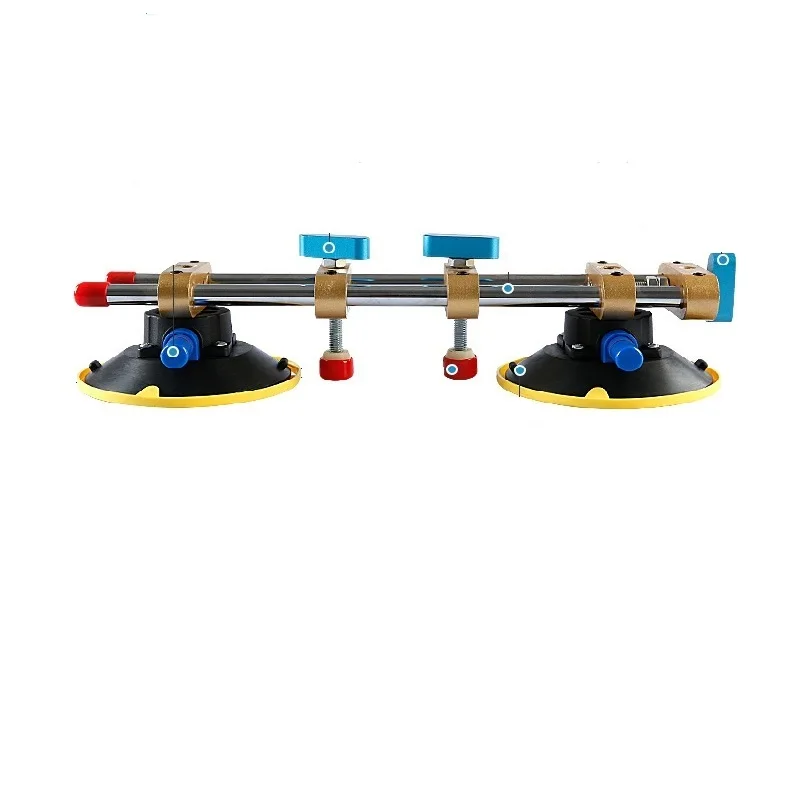 Высокое качество 90 градусов Вакуумная присоска 2 головки Регулируемый всасывающий подъемник для камня керамическая плитка стеклянная