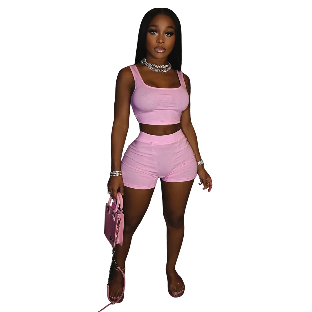 2022 summer Hot Selling Women Sexy Cut Out Mesh Tank crop Tops And Leggings Pants 2 Piece Set