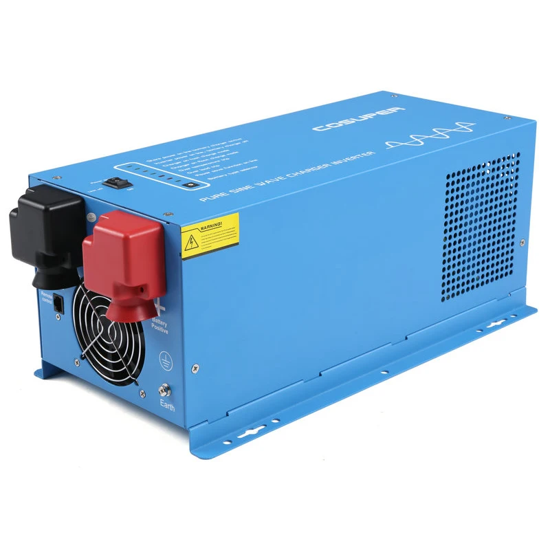 Автопереключатель источника постоянного/переменного тока Cosuper серии 2000 Вт чистый синусоидальный Гибридный автономный инвертор с зарядным устройством