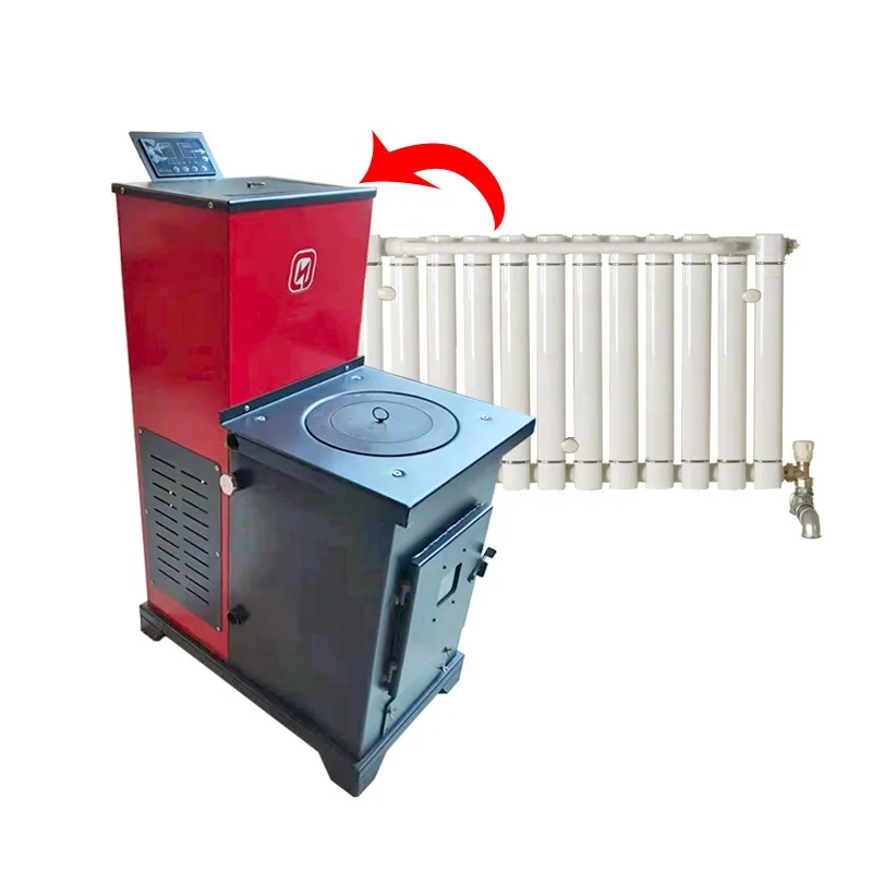 Villa And Apartment Indoor Water Circulation Stove Boiler For Radiator Wood Pellet Heater